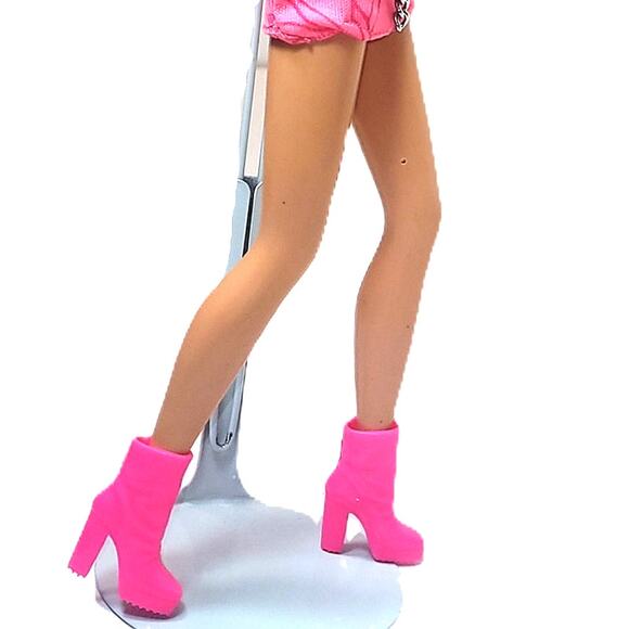 1992 Vintage Redressed Earring Magic Barbie W/Cool Boots - Picture 4 of 11